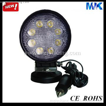 High Quality  Epistar 24w 10~30V 1250lm led work light